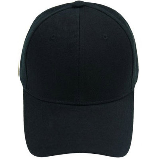 "Zamansiz siyah renkli baskili ve baskisiz pamuklu sapka. Spor, gunluk ve kurumsal kullanim icin uyumlu sik tasarim."