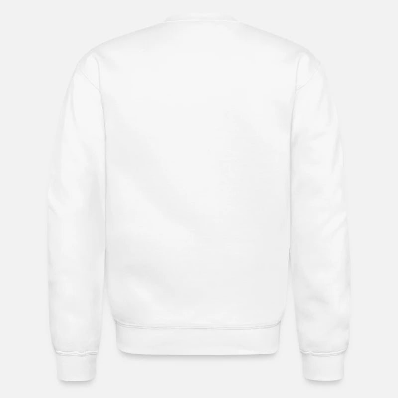 Beyaz Uzun Kollu Sweat - Şardonsuz - Baskılı - Baskısız