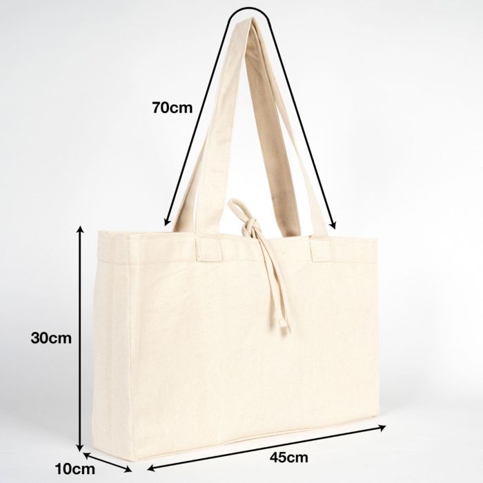 Ham Gabardin Omuz Çantası 45x30x10