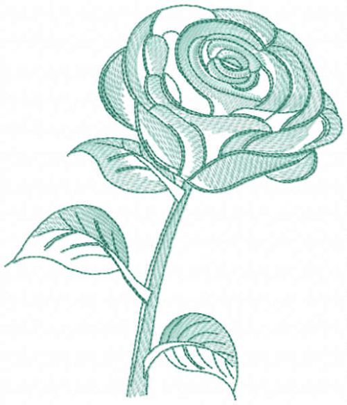 gül2 85x100mm 2 renk 4647
