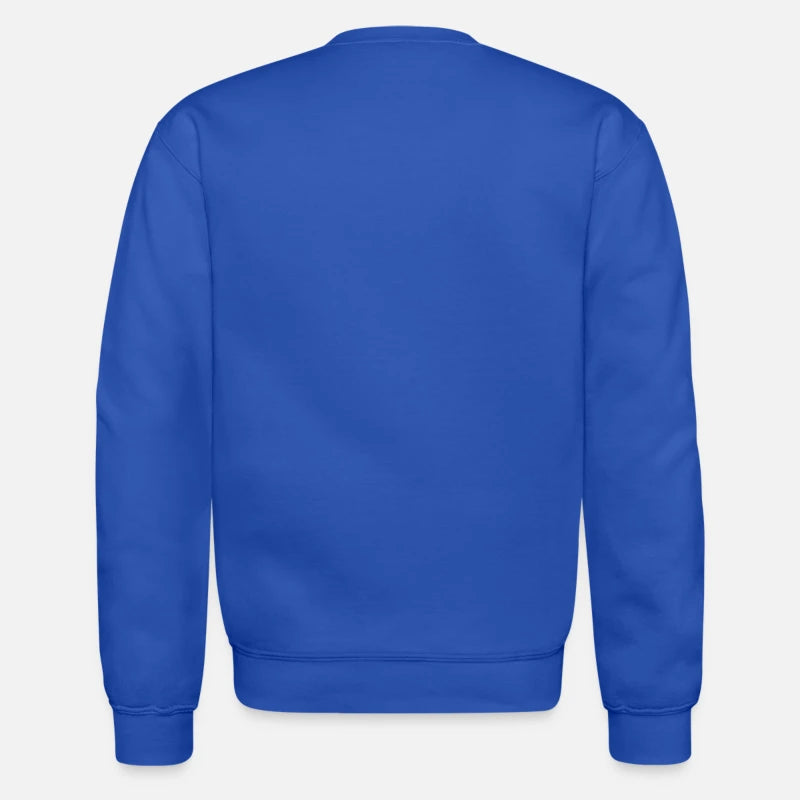 Mavi Uzun Kollu Sweat - Şardonsuz - Baskılı - Baskısız