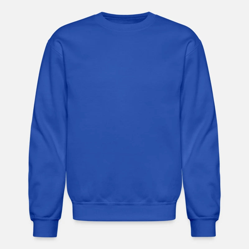 Mavi Uzun Kollu Sweat - Şardonsuz - Baskılı - Baskısız