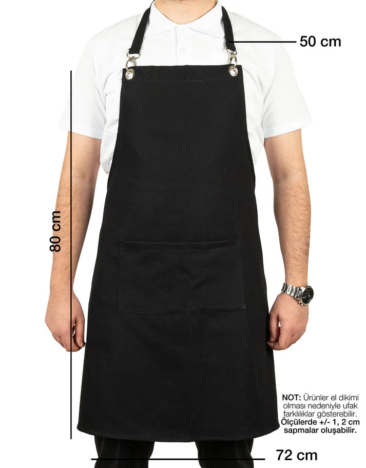 MasterChef Siyah Kot Kumaş Önlük