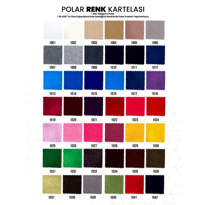 Fermuarlı Antrasit Polar Nakış Baskılı - Baskısız