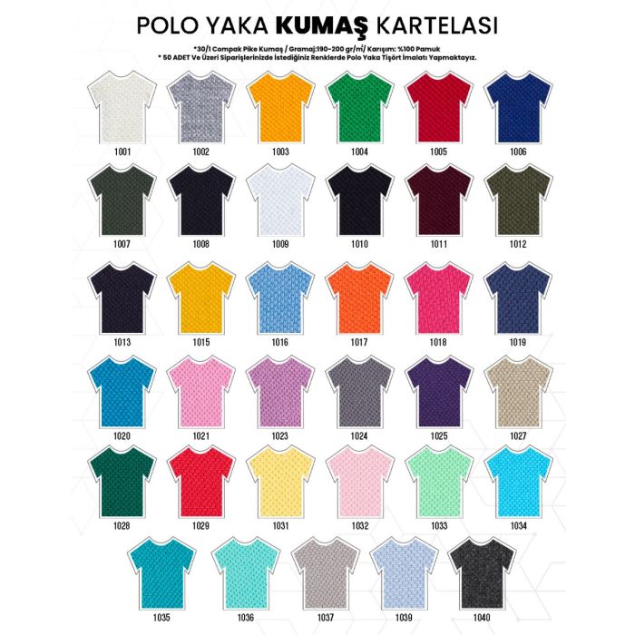Gri Kısa Kollu Polo Yaka Tişört Baskılı - Baskısız