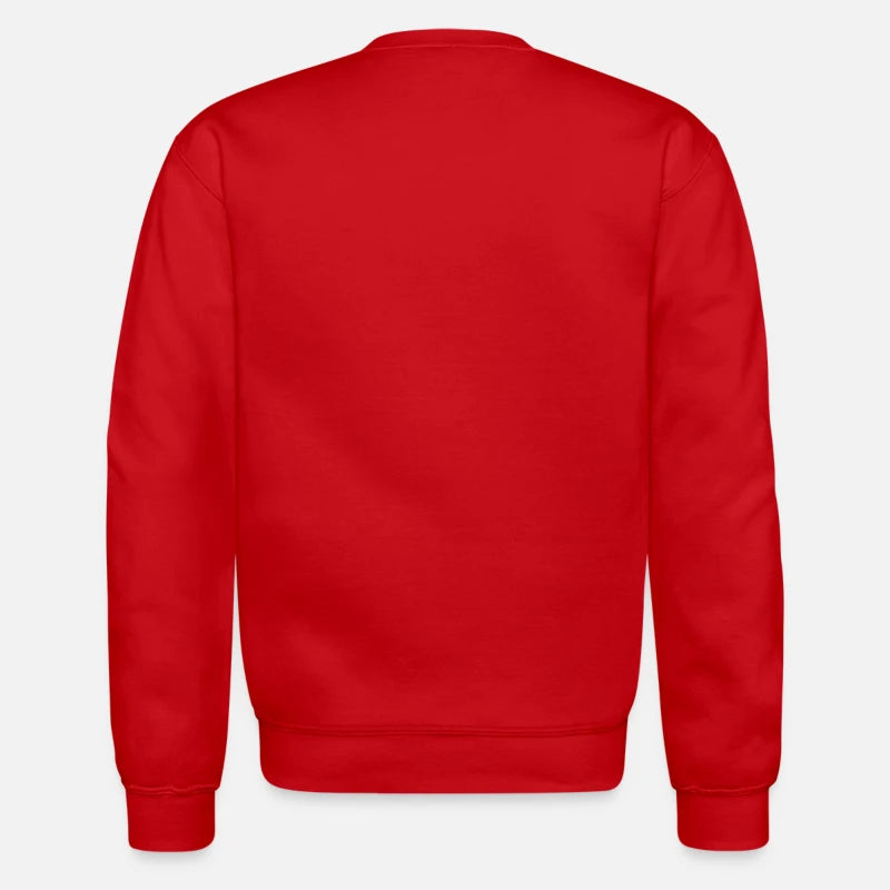 Kırmızı Uzun Kollu Sweat - Şardonsuz - Baskılı - Baskısız
