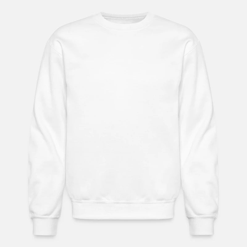 Beyaz Uzun Kollu Sweat - Şardonsuz - Baskılı - Baskısız