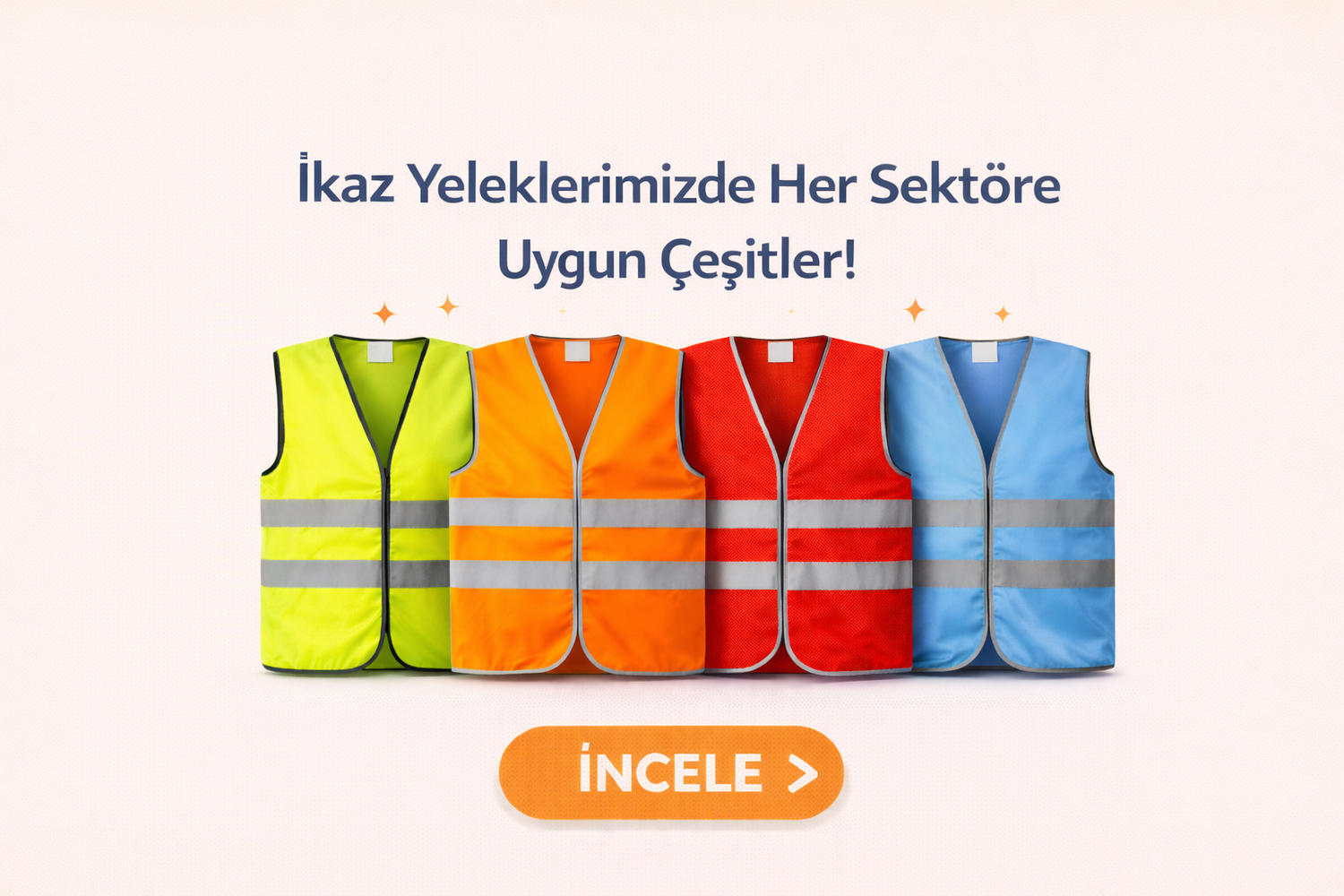 İkaz / Reflektörlü Yelek Modelleri