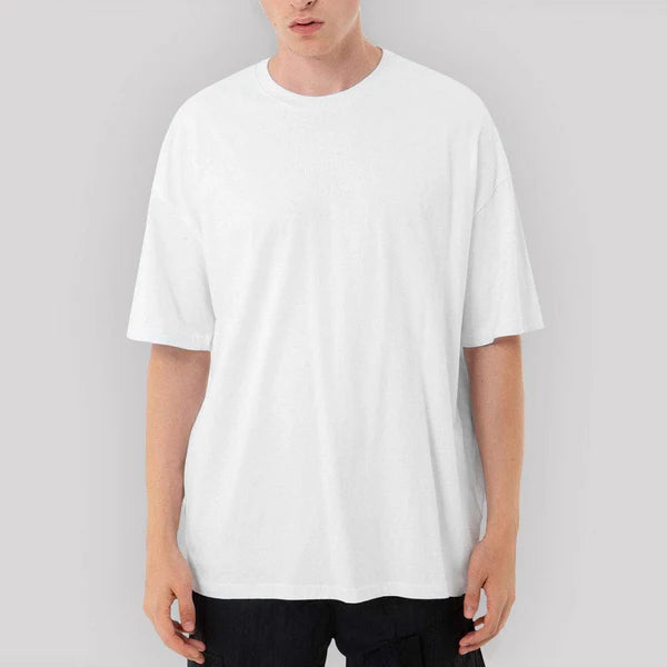 Beyaz Oversize Tişört